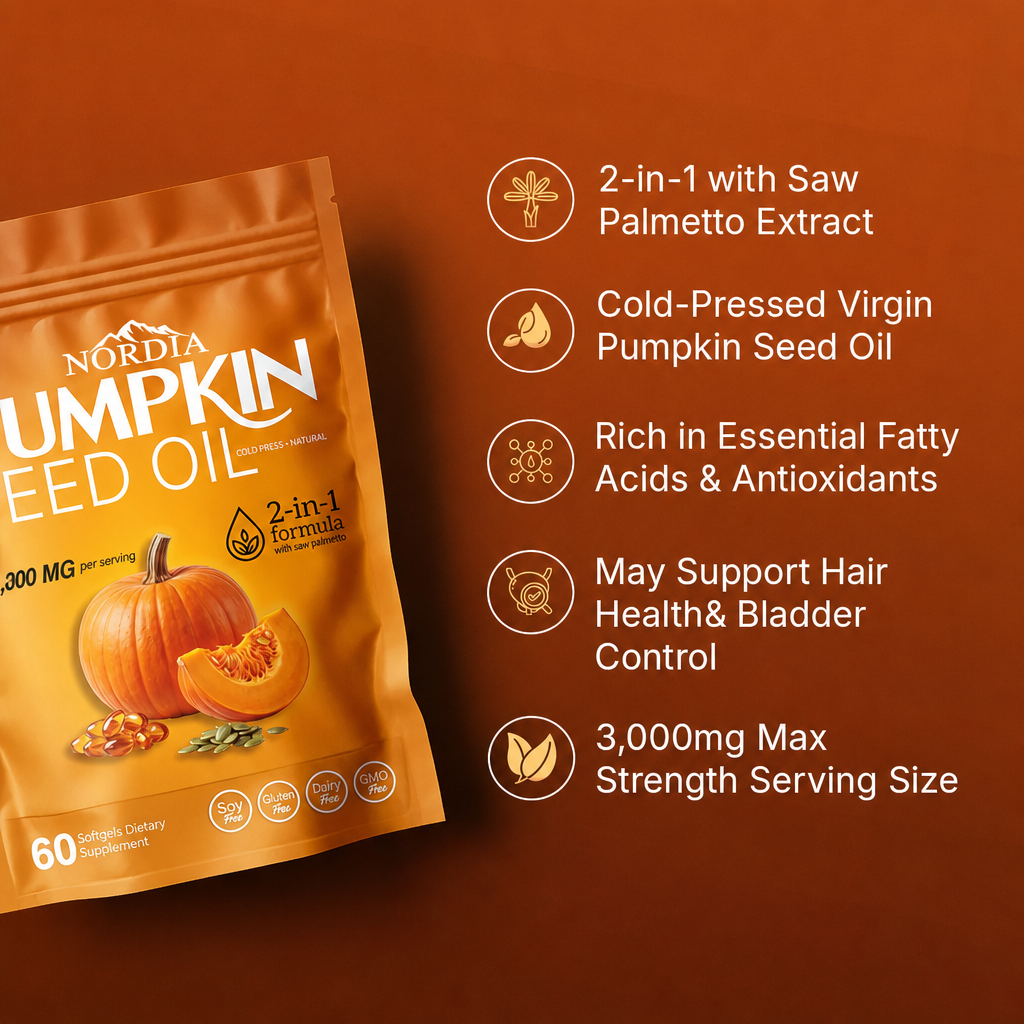 Nordia Pumpkin Seed Oil Softgels
