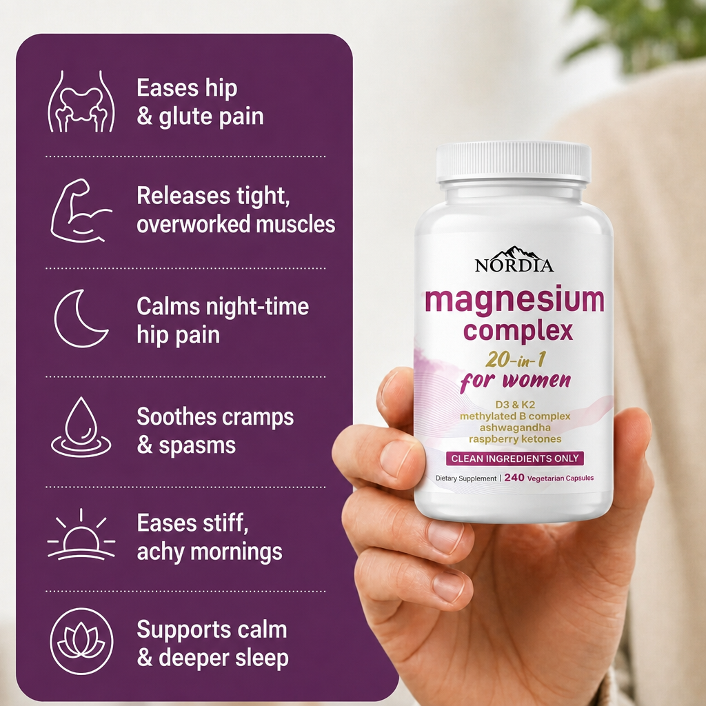Norida Magnesium Complex — Hip & Glute Relief
