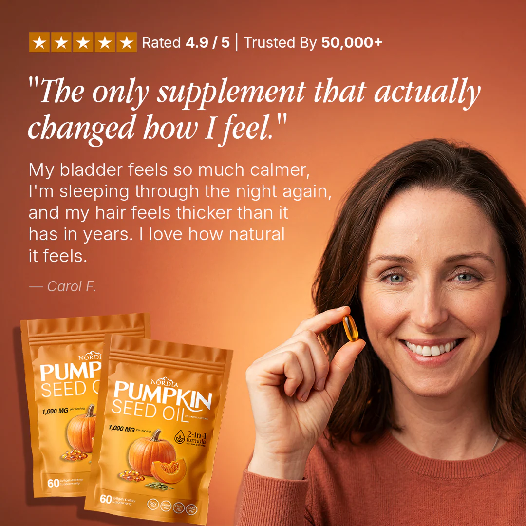 Nordia Pumpkin Seed Oil Softgels