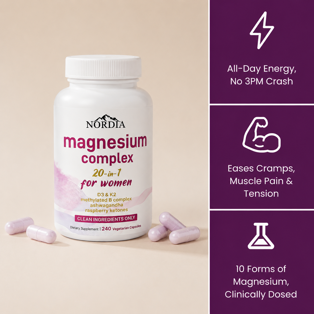Nordia Magnesium Complex for Woman